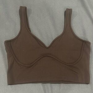 Chic Brown Women's Tank Top